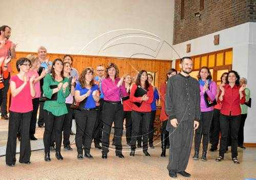 Concert de la Coral Maristes a l'església de Santa Maria de Gardeny