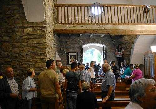 Veïns de les Valls d'Aguilar restauren les esglésies per mantenir-les obertes
