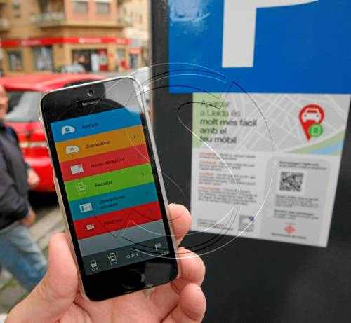 Més de 385.000 pagaments de parquímetre amb el mòbil en un any