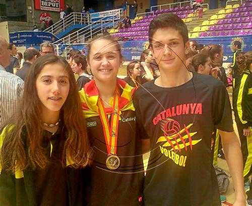 Una lleidatana, campiona d'Espanya de voleibol amb Catalunya