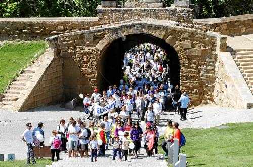 Més de 500 persones clamen per la pau a Lleida