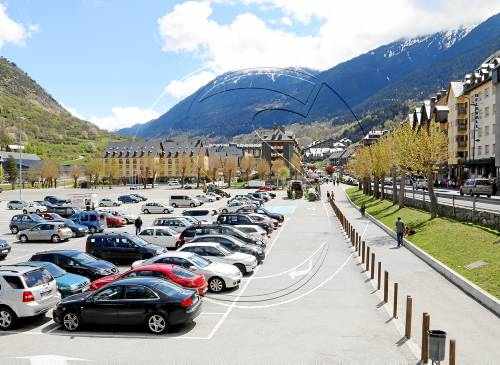 Vielha renova el pàrquing i crea una zona per a 40 cotxes a Casau