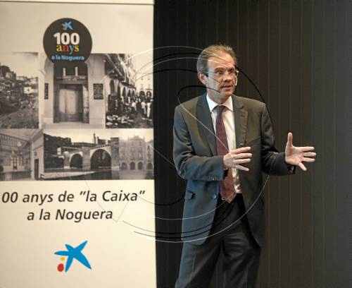 CaixaBank afirma a Balaguer que veu un entorn favorable a la recuperació
