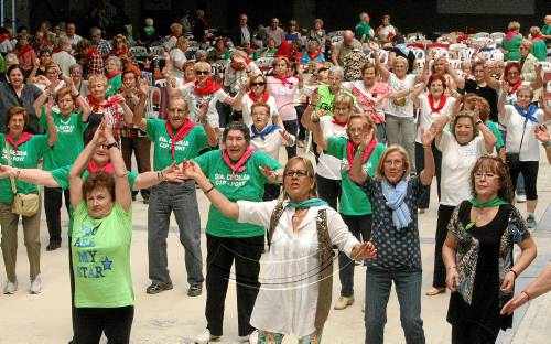 La gent gran de Lleida, molt activa