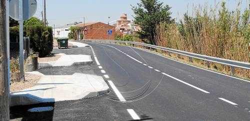 Enllestides les obres per eliminar el revolt més perillós del camí de Vilanova