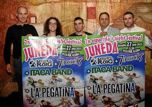 La Pegatina, Itaca Band, 7D Rock i Miquel del Roig, el dia 27 a Juneda