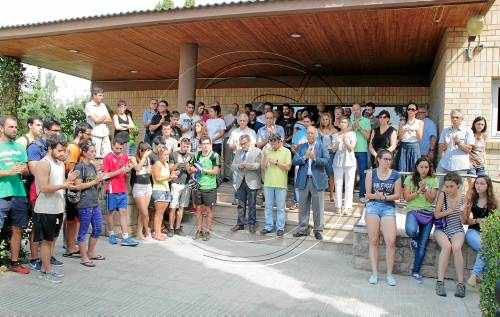 Minut de silenci a Inefc pels tres alpinistes morts