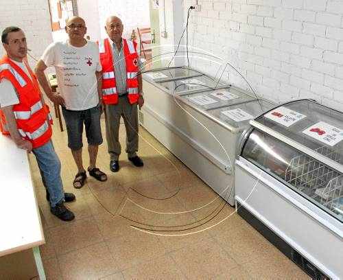 Nous congeladors en el banc d'aliments de Tàrrega per una donació