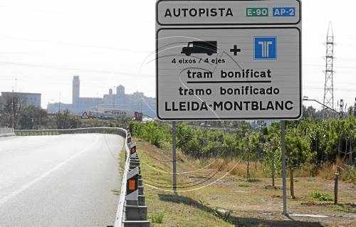 El sector xifra en un 2% la desviació de camions de l'N-240 a l'AP-2
