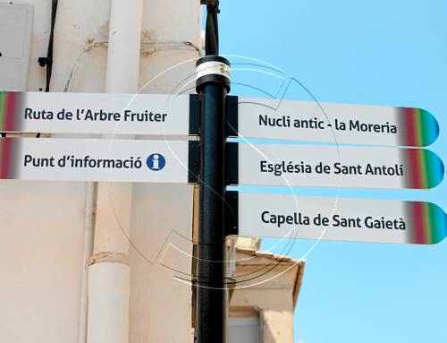 Aitona senyalitza les seues rutes d'atractius turístics