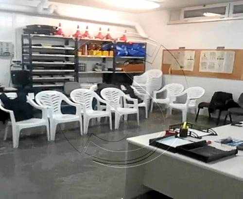 La comissaria dels Mossos de Tàrrega, inundada per la pluja de divendres passat
