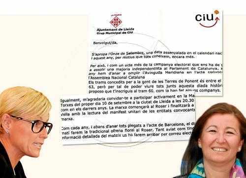 El PSC denuncia que CiU usa la Paeria per demanar participació en la Diada