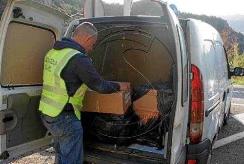 Decomissen a Oliana i la Farga de Moles 4.300 paquets de tabac