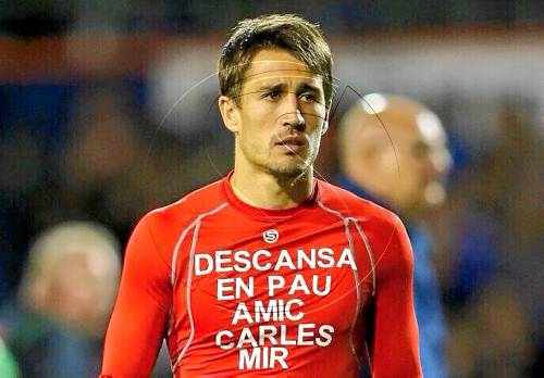 Bojan Krkic homenatja el ciclista de Linyola mort en accident