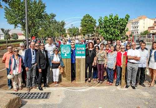 Agramunt estrena el nou passeig dedicat a Mercè Ros