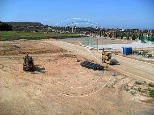 Almacelles millora l'accés i l'espai del recinte firal