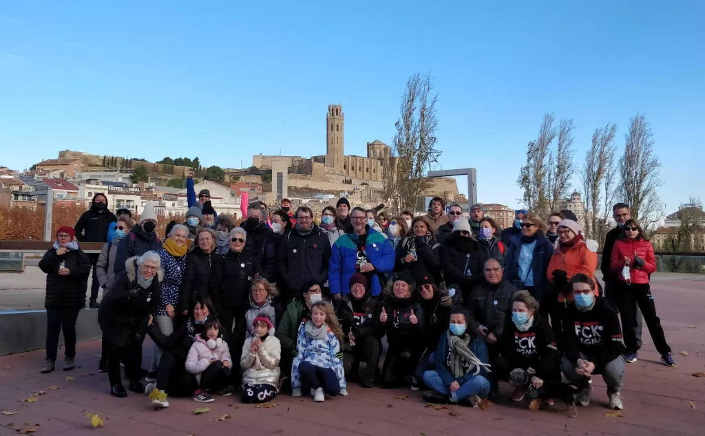 Prop de 70 persones participen en la primera caminada solidària de la Fundació Antisida de Lleida