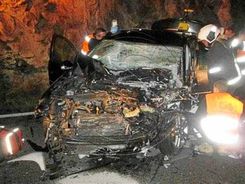 Un conductor, a l'UCI per un nou accident a la N-230 a Areny
