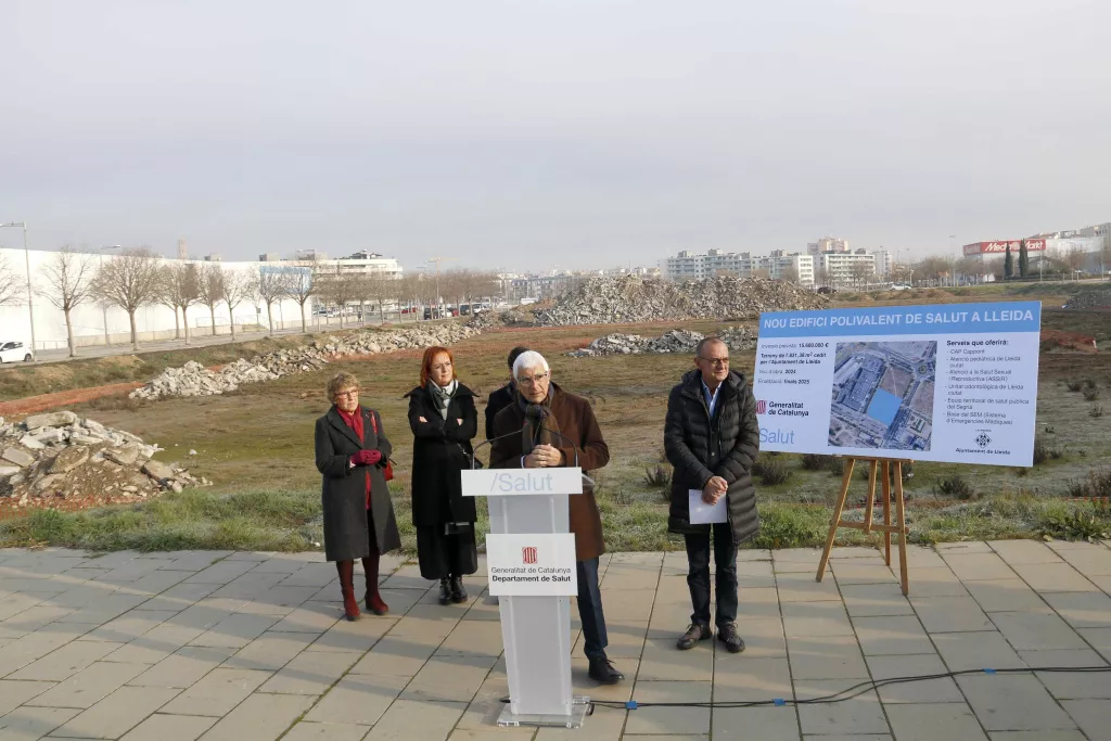 ⏯️ Salut construirà a la zona de Copa d'Or de Lleida un nou edifici polivalent destinat a usos sanitaris
