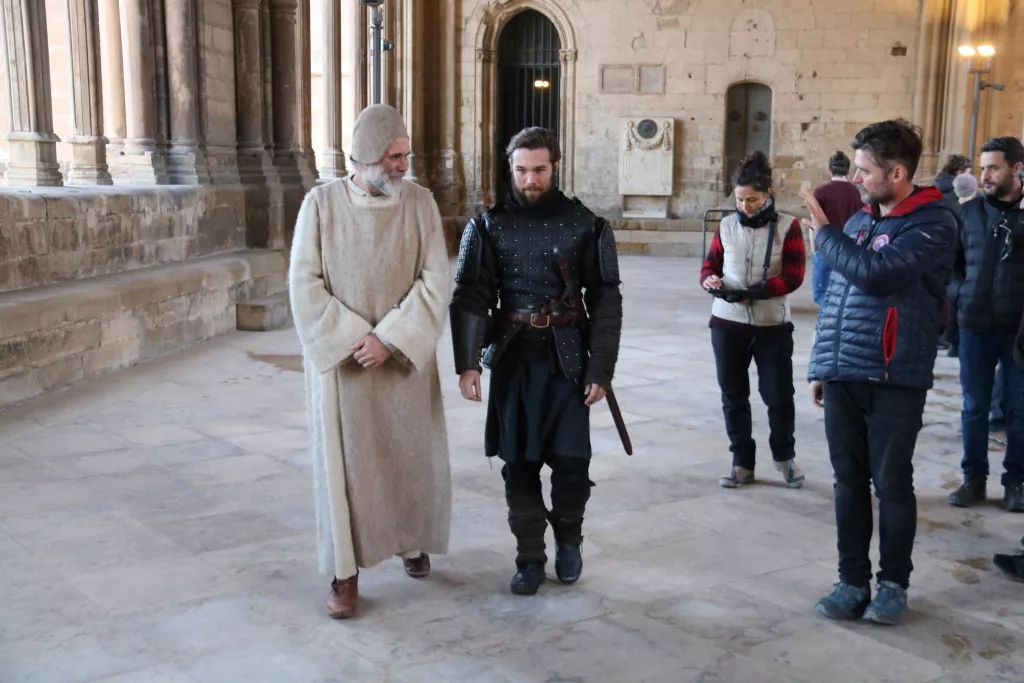 ⏯️ La Seu Vella es converteix en l'escenari de rodatge de la nova pel·lícula d'Antonio Chavarrías