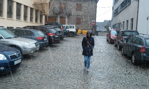 La neu i la pluja de dissabte donen pas al vent a partir d’avui