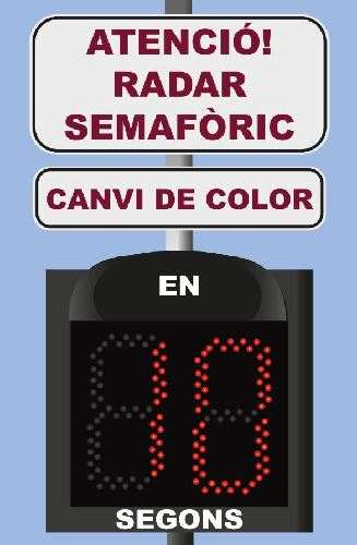 La recaptació per multes de semàfors amb càmera i radars cau un 30% en un any