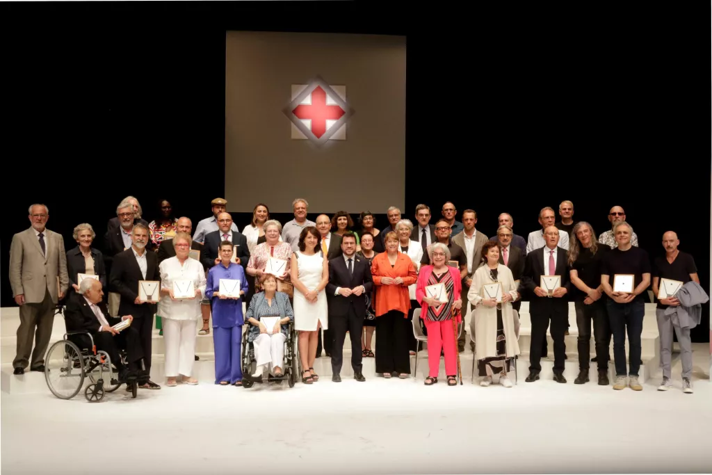 ⏯️ Els lleidatans Carme Valls i Antoni Gelonch, Creus de Sant Jordi 2023