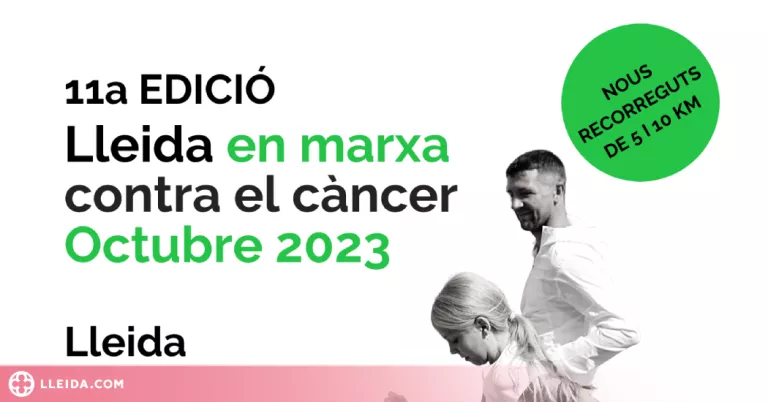 L'Associació Contra el Càncer de Lleida celebra la 11a caminada solidària En Marxa