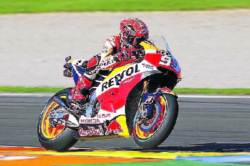 Màrquez lidera els primers tests per al 2016