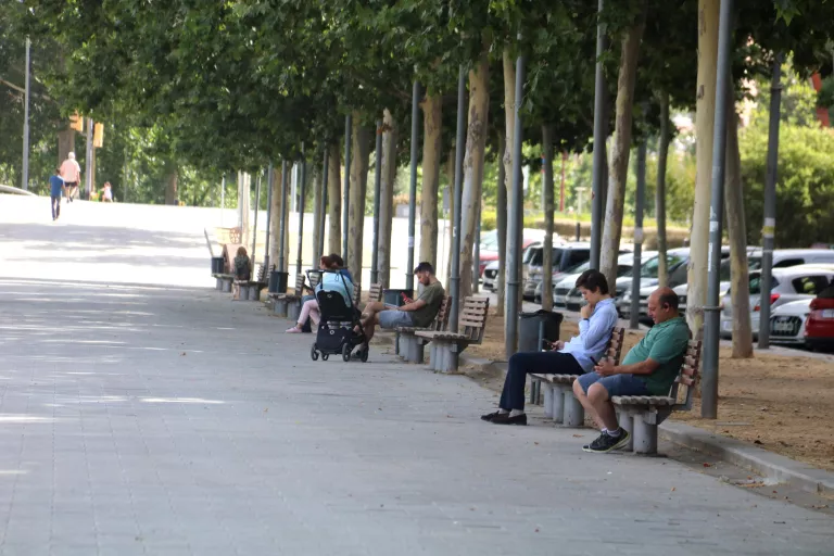 El primer dia d'onada de calor deixa màximes de 41 graus a Ponent