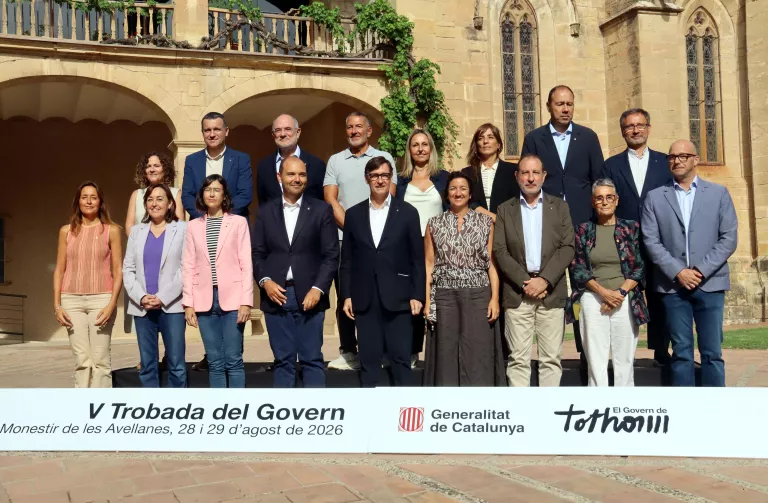 El Govern fixa al Monestir de les Avellanes els reptes del nou curs amb el finançament, l’habitatge i l’educació com a prioritats