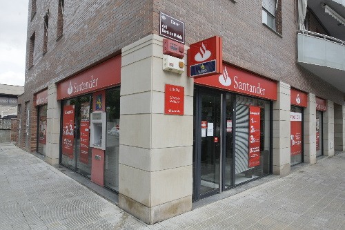 El Santander tancarà una oficina a Lleida capital