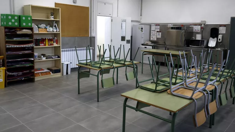 L'escola de Castelló de Farfanya estrena reforma després d'un any i mig apuntalada