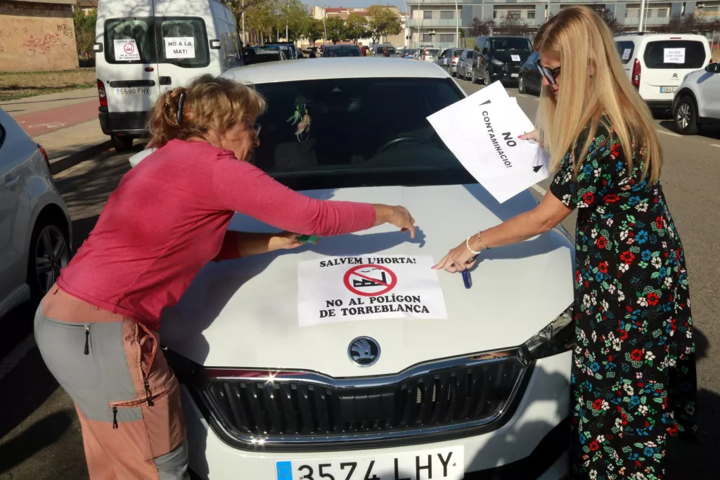 ⏯️ Marxa lenta a Lleida contra el futur polígon de Torreblanca-Quatre Pilans