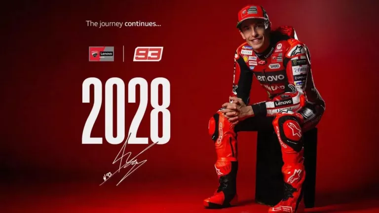 Marc Márquez renova amb Ducati fins al 2028