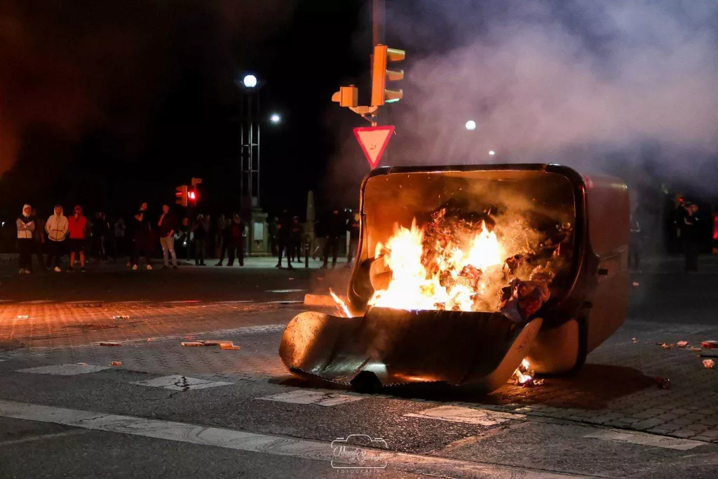 #SentènciaProcés: Lleida torna a cremar per segona nit consecutiva