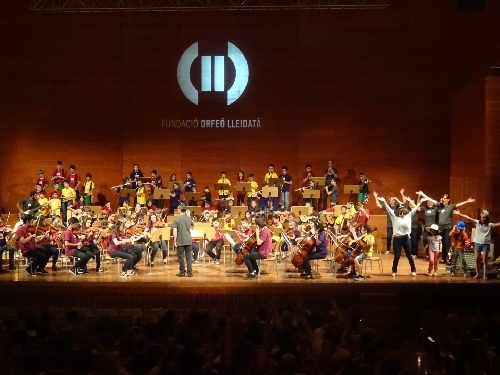 Més de 300 intèrprets al concert de final de curs de l’Escola de l’Orfeó