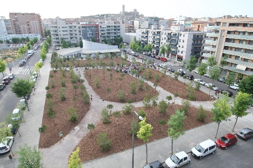 Cappont estrena el seu bosc urbà, de 3.400 metres quadrats