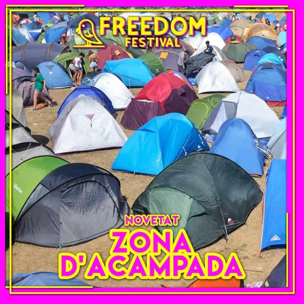 El Freedom durarà dos dies i tindrà zona d’acampada
