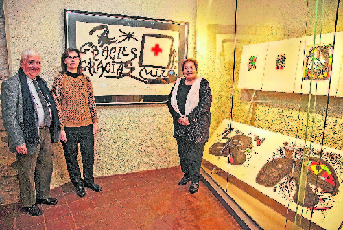 Art solidari de Miró a l'Espai Mayoral de Verdú