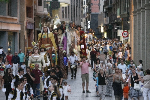Els fanalets il·luminen Lleida