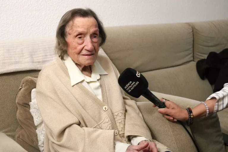 Angelina Torres, de Bellvís, celebra 112 anys com la dona més gran de Catalunya