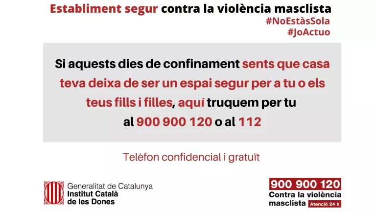 Campanya perquè els comerços ajudin a protegir dones maltractades