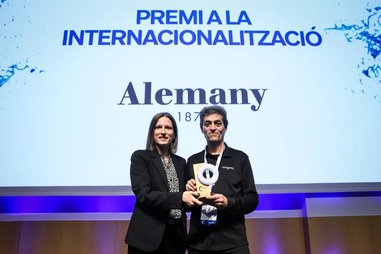 Alemany, guardonada amb el Premi Internacionalització 2025 del Clúster Food Retail de Catalunya