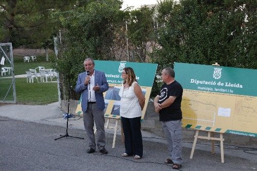 Reñé inaugura la millora d’un camí de Bellmunt d’Urgell