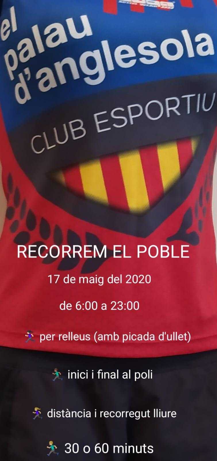 "ConfiSortida" per als corredors i corredores del Palau d'Anglesola