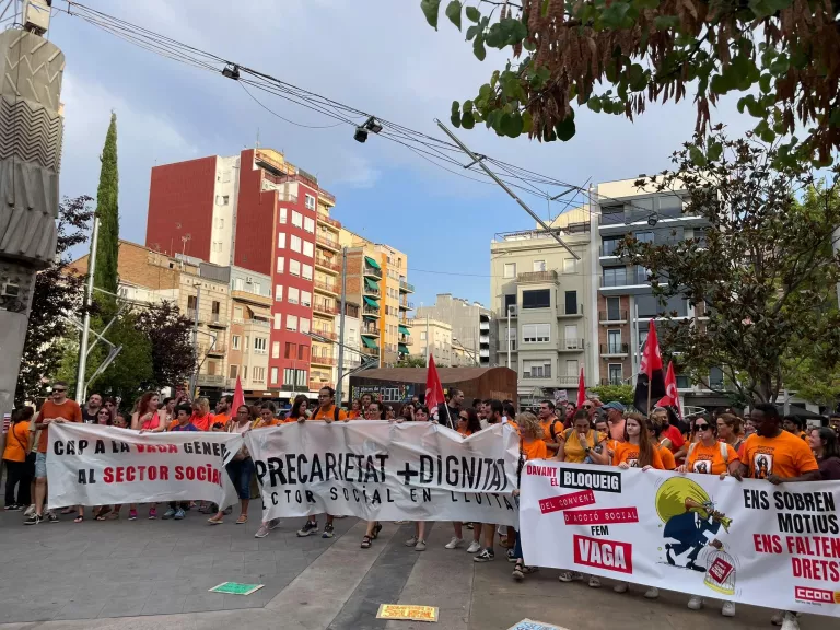 El sector social de Ponent reclama millores laborals i l’equiparació salarial amb l’administració pública