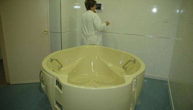 La banyera d’hidroteràpia de l’Arnau es va inaugurar el 2009.
