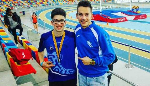 Arnau Monné, campió català juvenil en 60 metres llisos