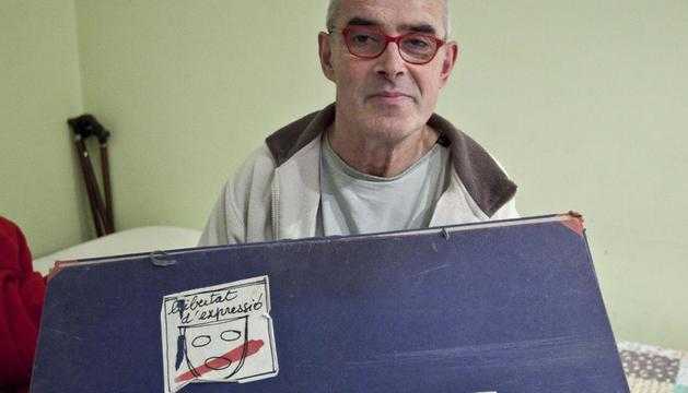 Mor als 59 anys Jaume Pedrós, autor del logotip 'Llibertat d'expressió”Un símbol per a la història